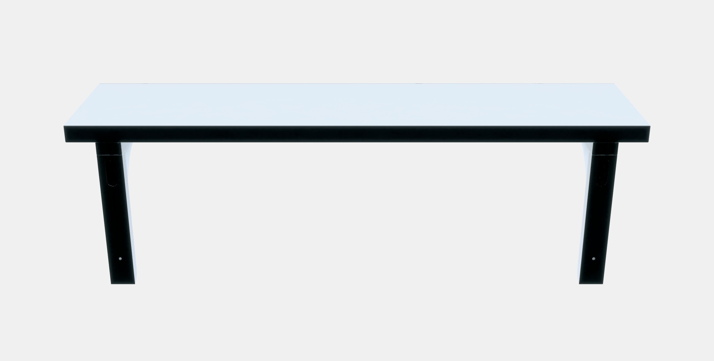 BERGSHULT - RAMSHULT Wall shelf 10 Low-poly 3D model_8