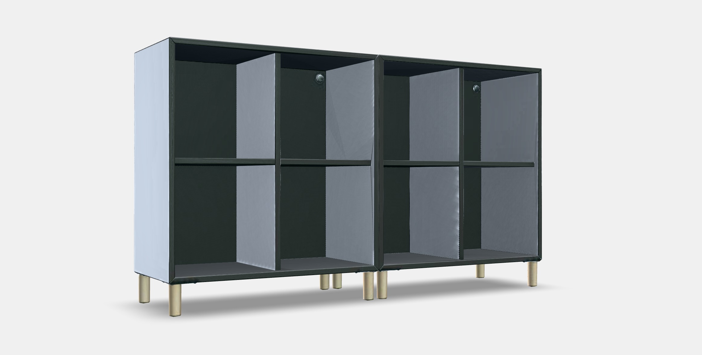 EKET Cabinet combination with legs 4 Low-poly 3D model_10
