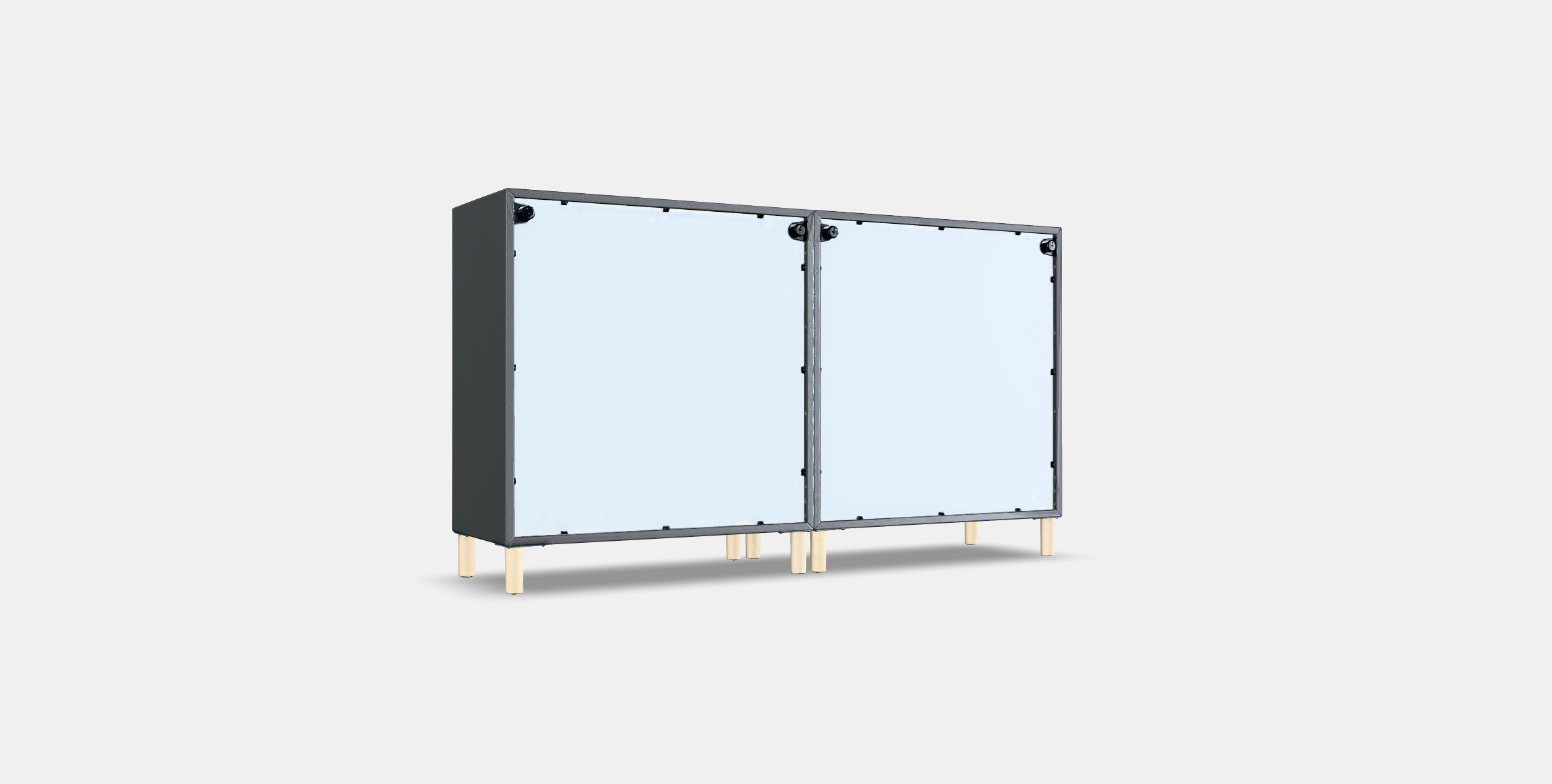 EKET Cabinet combination with legs 4 Low-poly 3D model_16