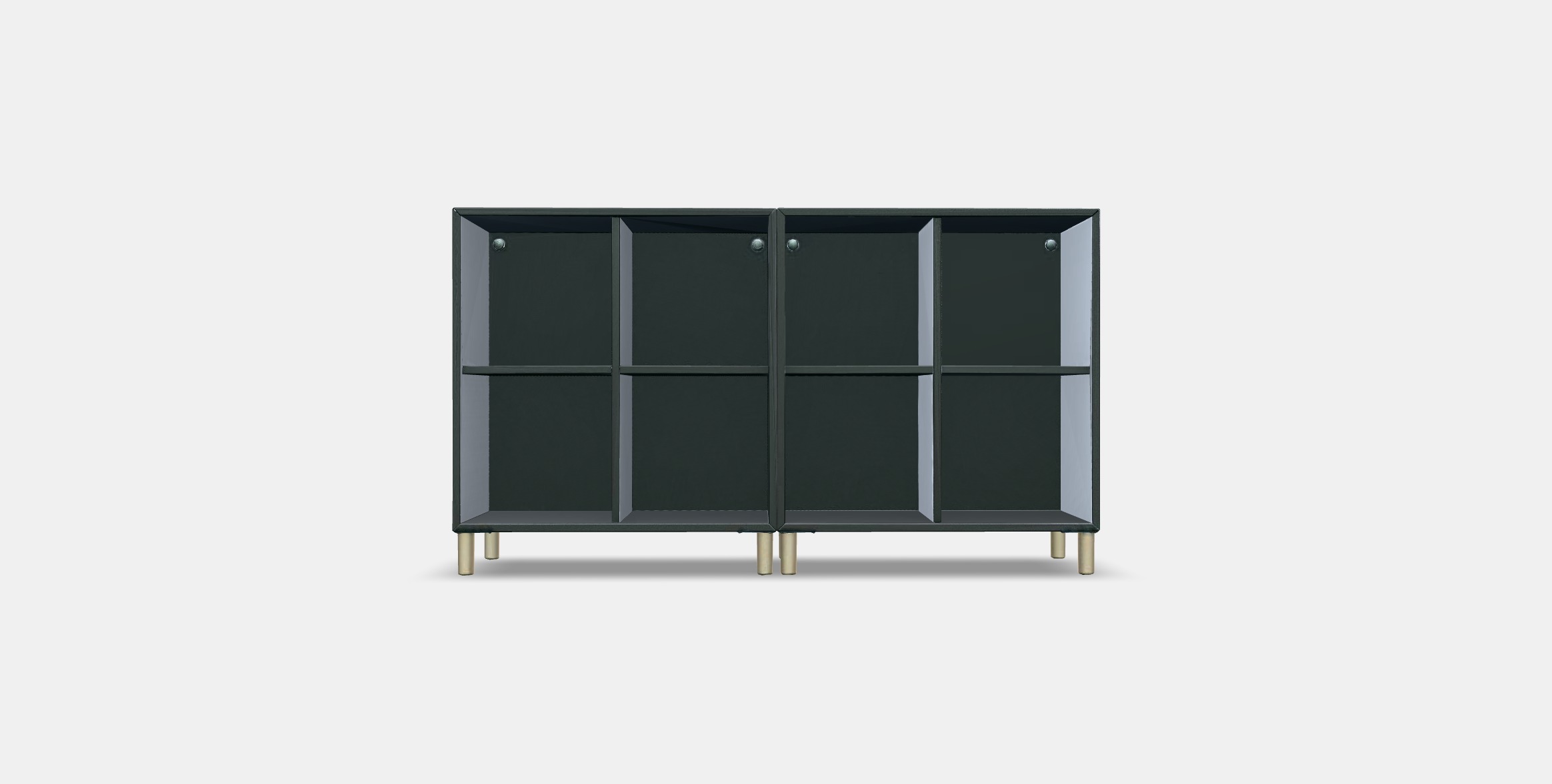 EKET Cabinet combination with legs 4 Low-poly 3D model_9