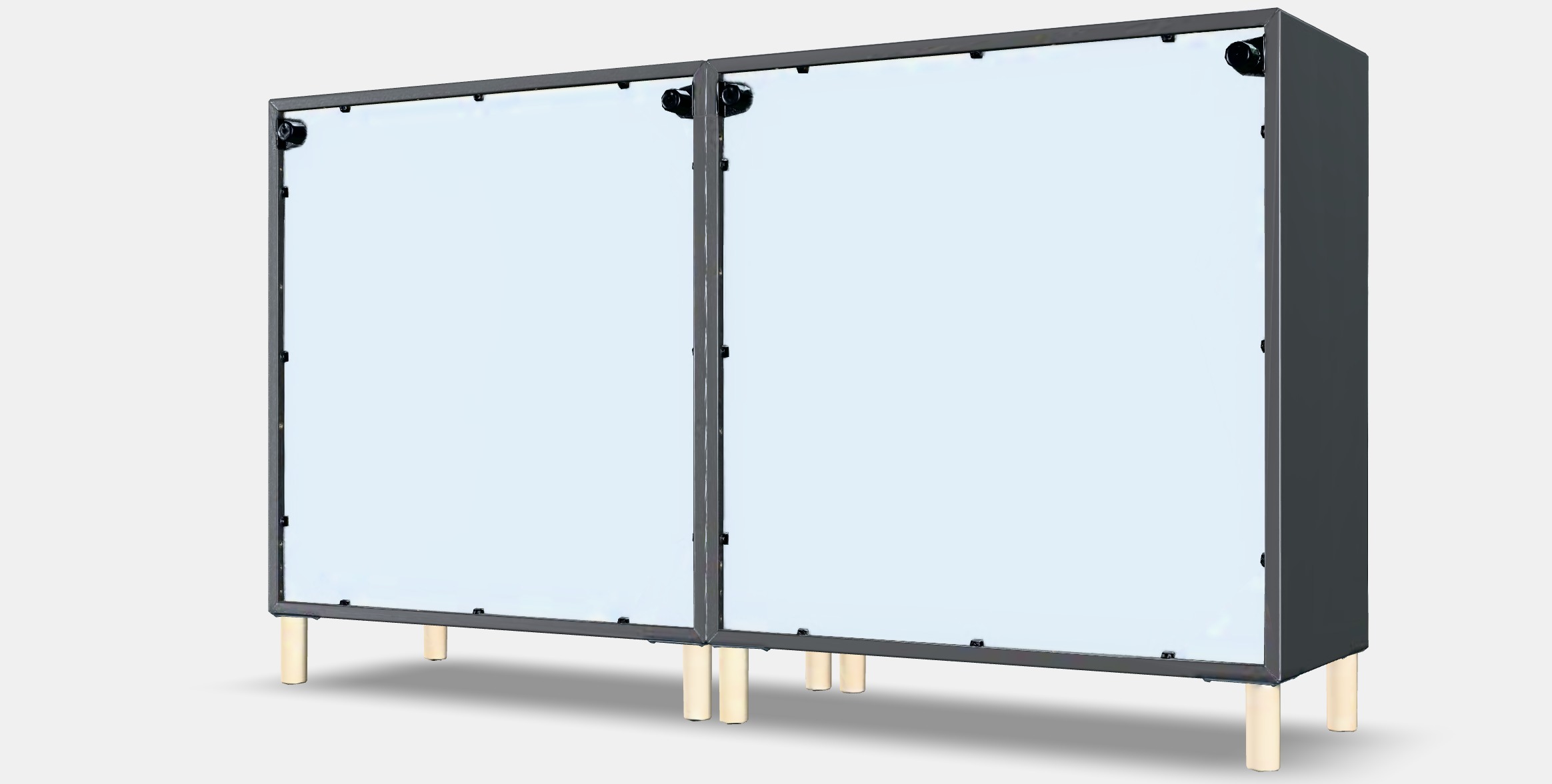 EKET Cabinet combination with legs 4 Low-poly 3D model_6