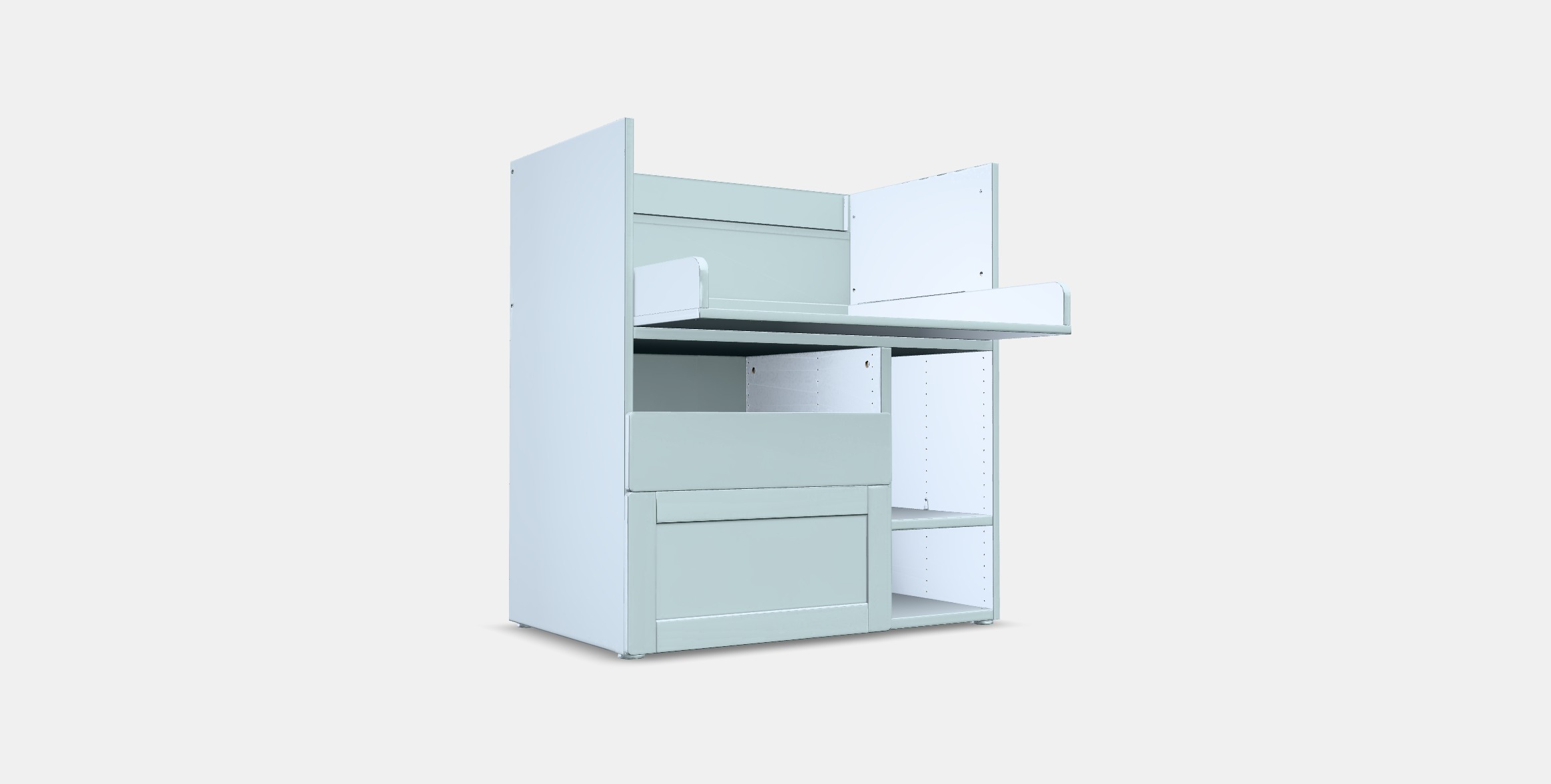 SMASTAD Desk 4 Low-poly 3D model_2