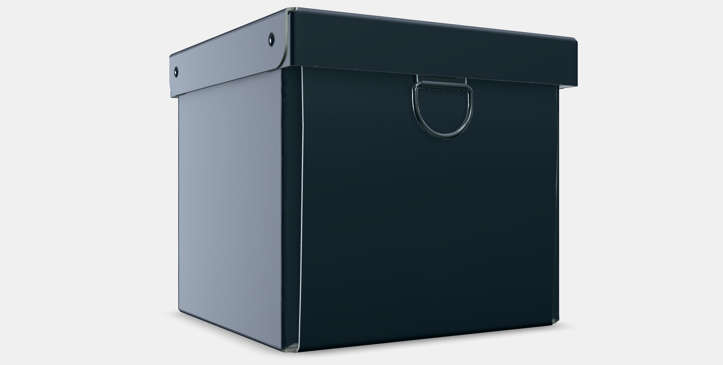 NIMM Storage box with lid 3 Low-poly 3D model_11