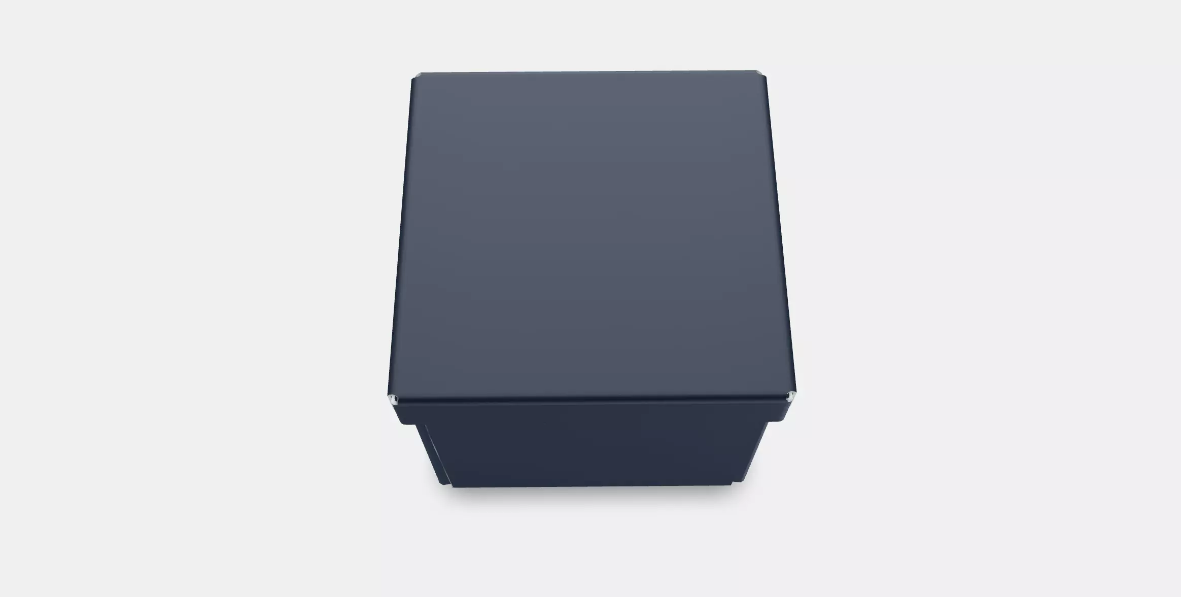NIMM Storage box with lid 3 Low-poly 3D model_0