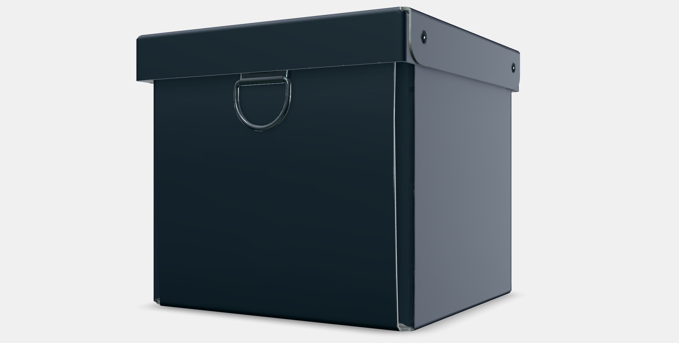 NIMM Storage box with lid 3 Low-poly 3D model_13