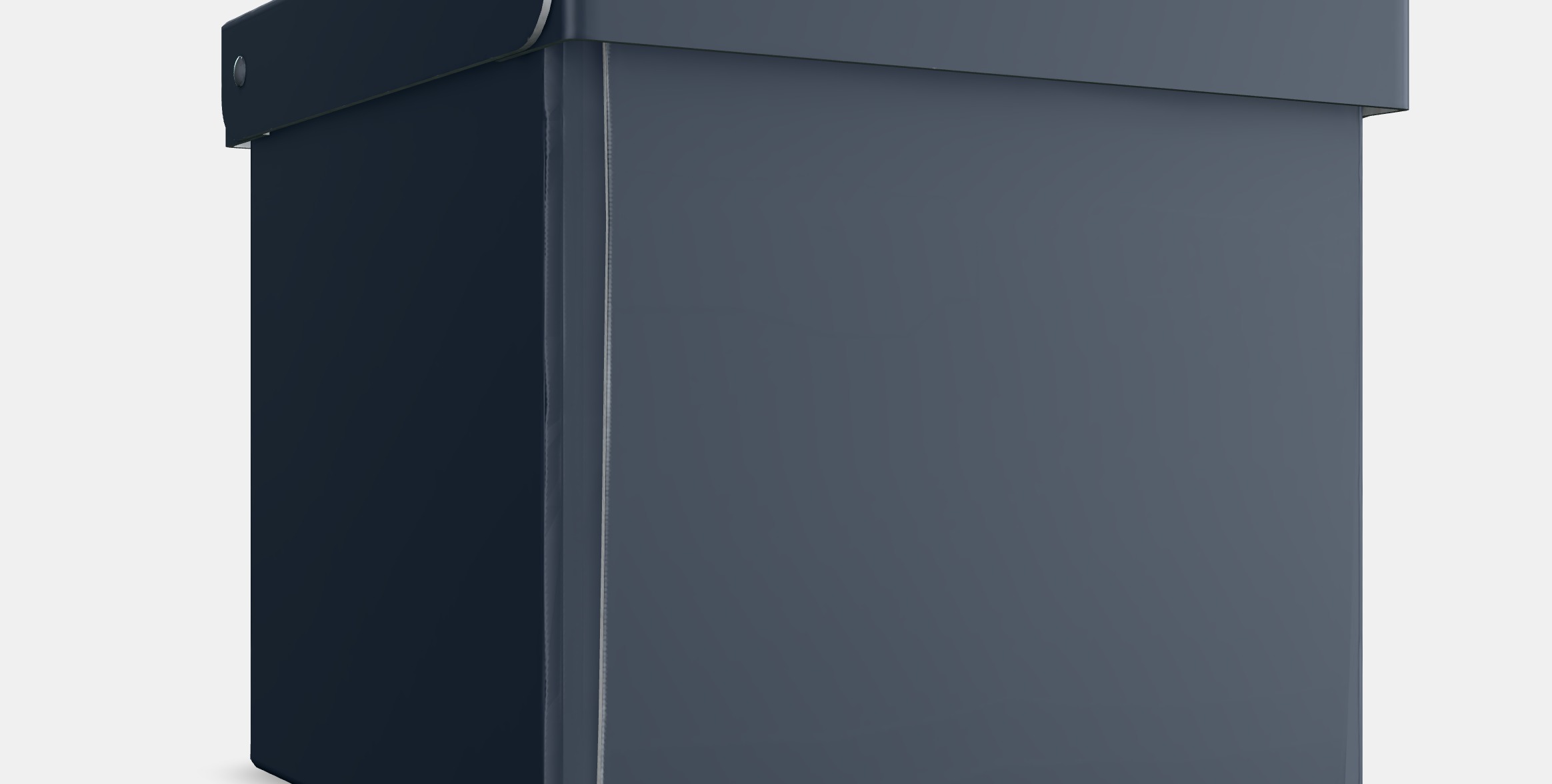 NIMM Storage box with lid 3 Low-poly 3D model_4