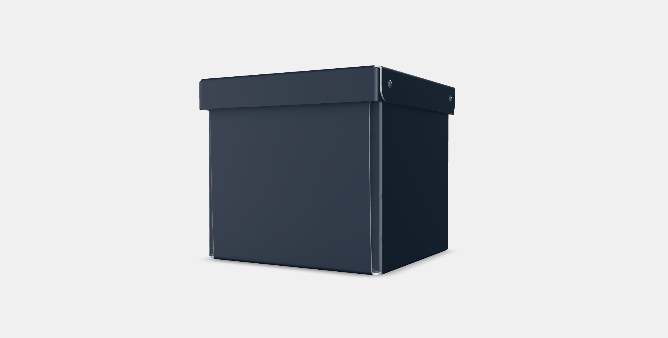 NIMM Storage box with lid 3 Low-poly 3D model_5