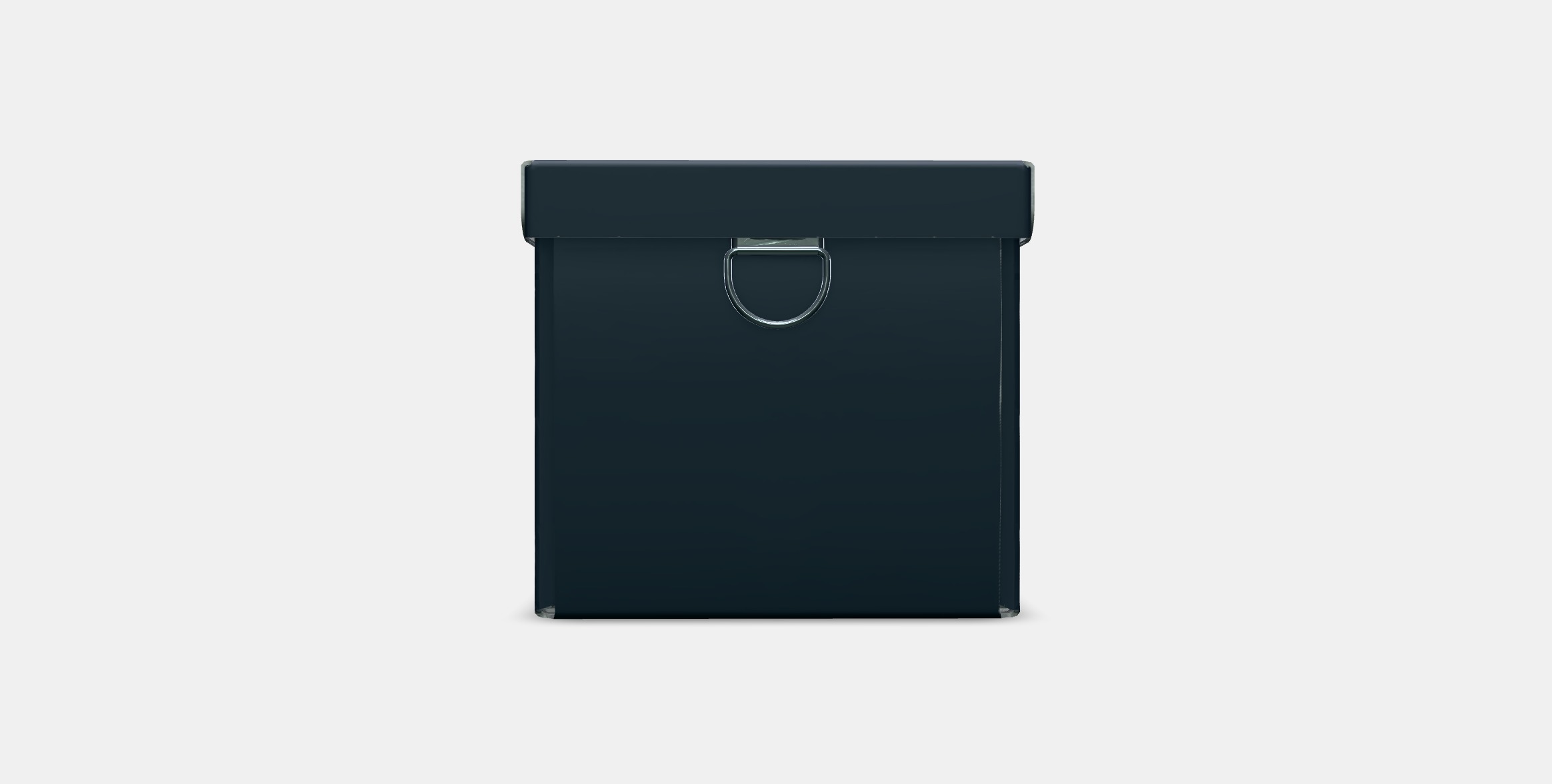 NIMM Storage box with lid 3 Low-poly 3D model_9