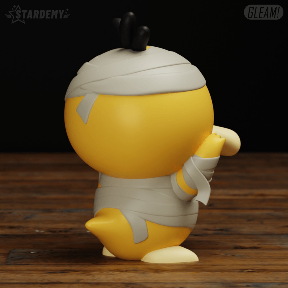 Psyduck Chibi Halloween Cute Pokemon Mummy 3D print model_2