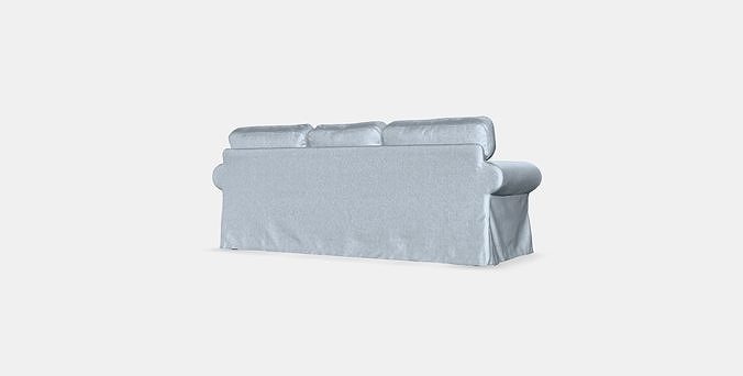 EKTORP 3-seat sofa Low-poly 3D model 3