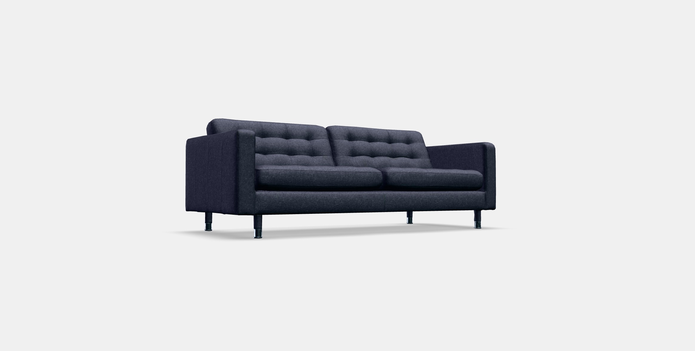 LANDSKRONA 3-seat sofa 9 Low-poly 3D model_2