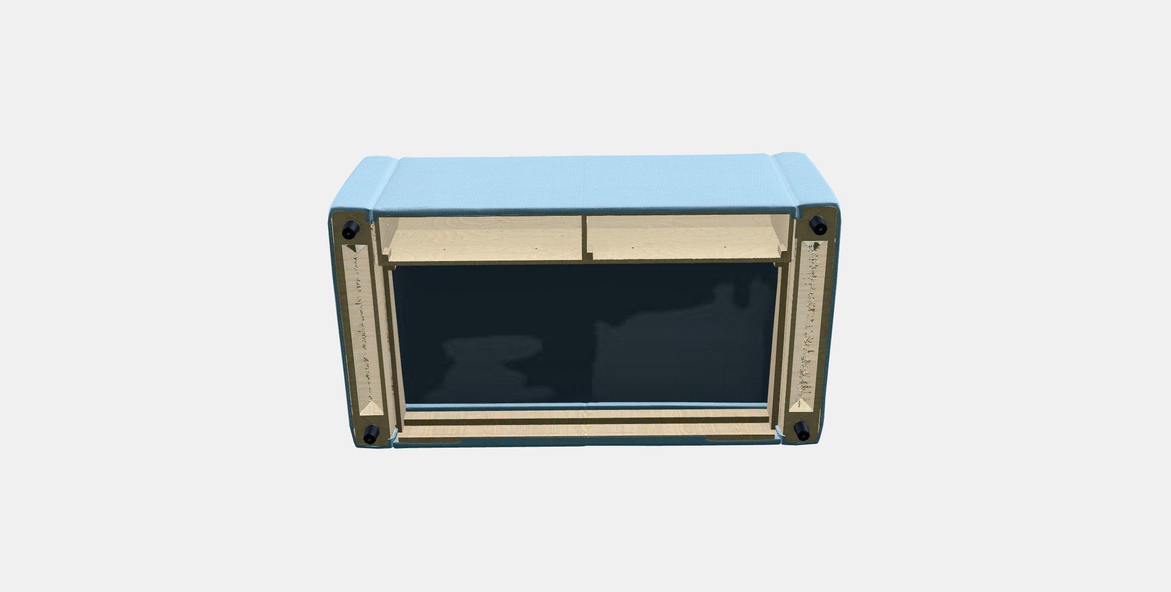 VIMLE 2-seat sofa 4 Low-poly 3D model_5