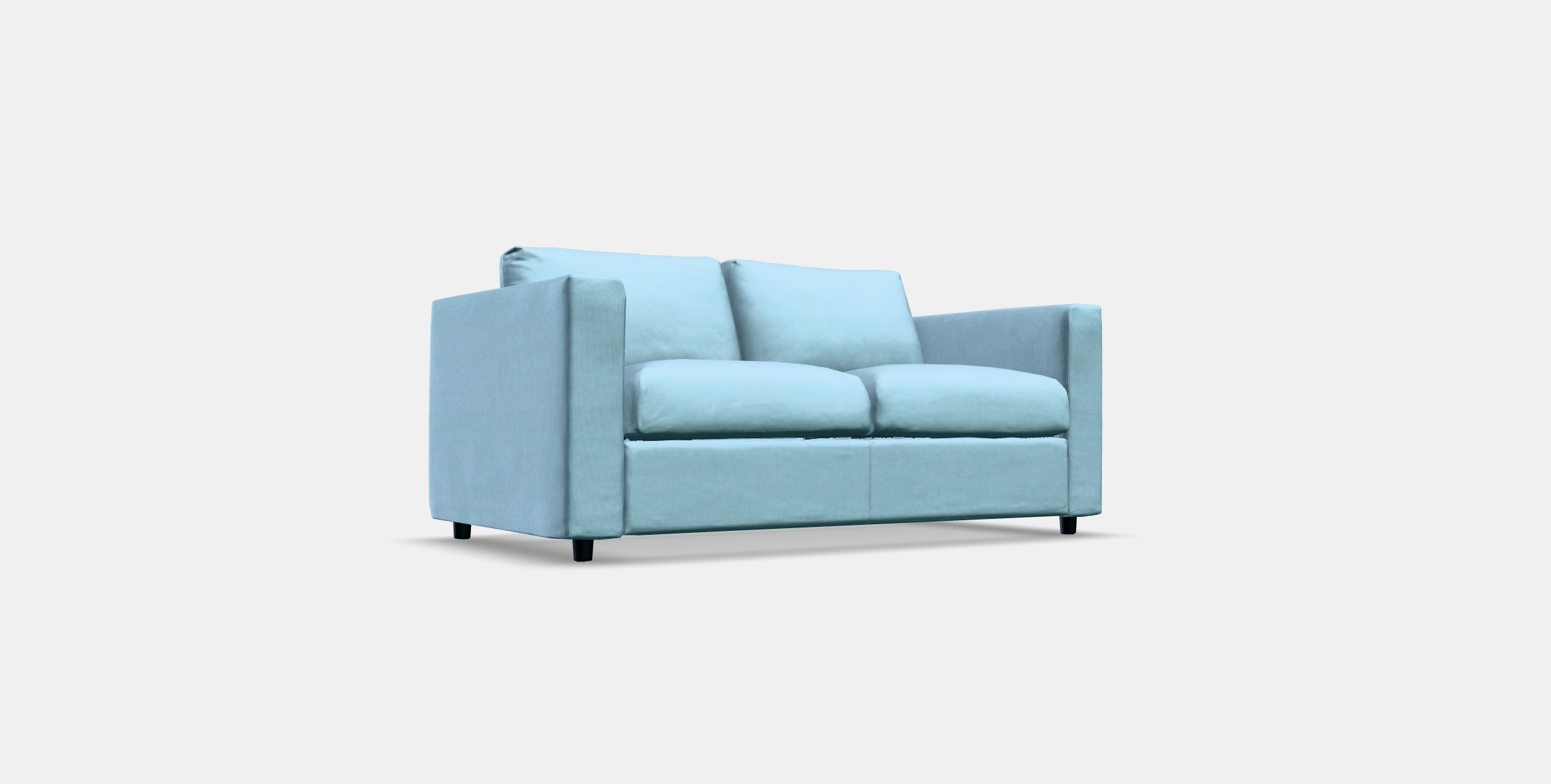 VIMLE 2-seat sofa 4 Low-poly 3D model_2