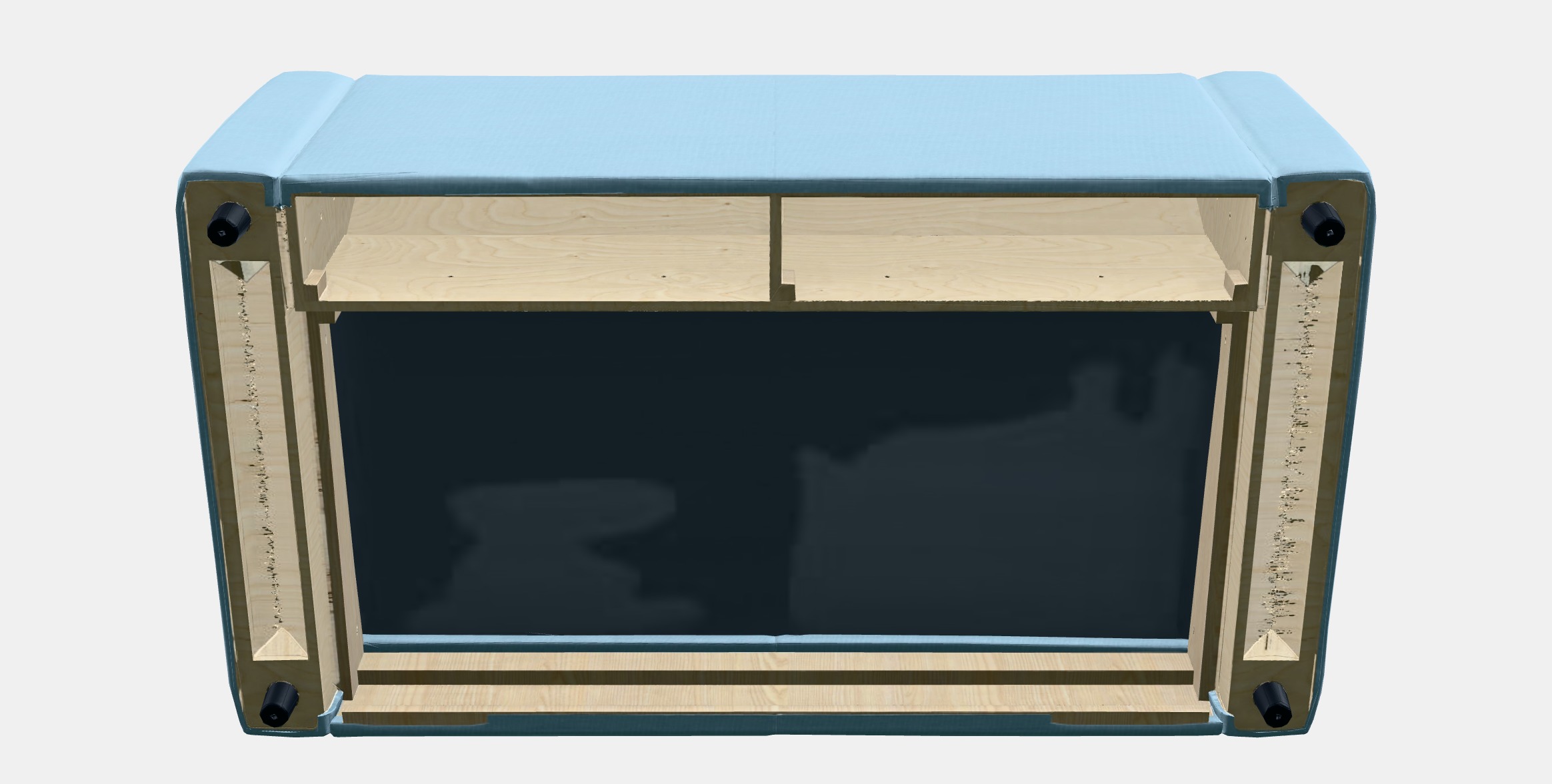 VIMLE 2-seat sofa 4 Low-poly 3D model_8