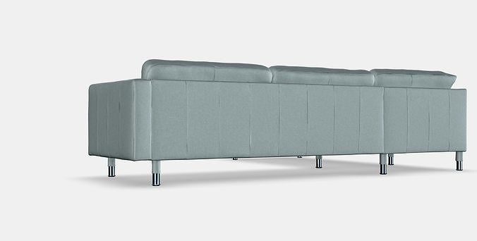 LANDSKRONA Corner sofa 5-seat 2 Low-poly 3D model