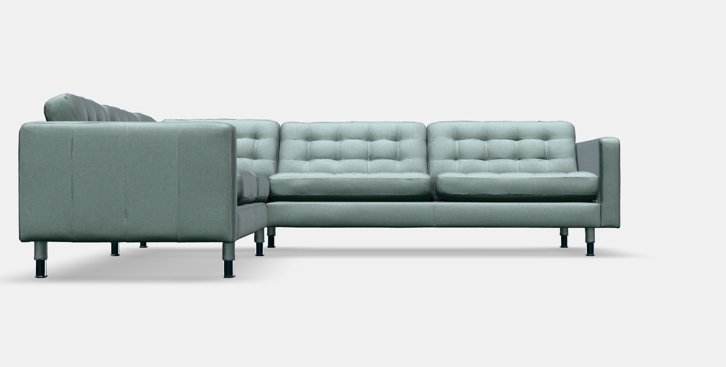 LANDSKRONA Corner sofa 5-seat 2 Low-poly 3D model_11