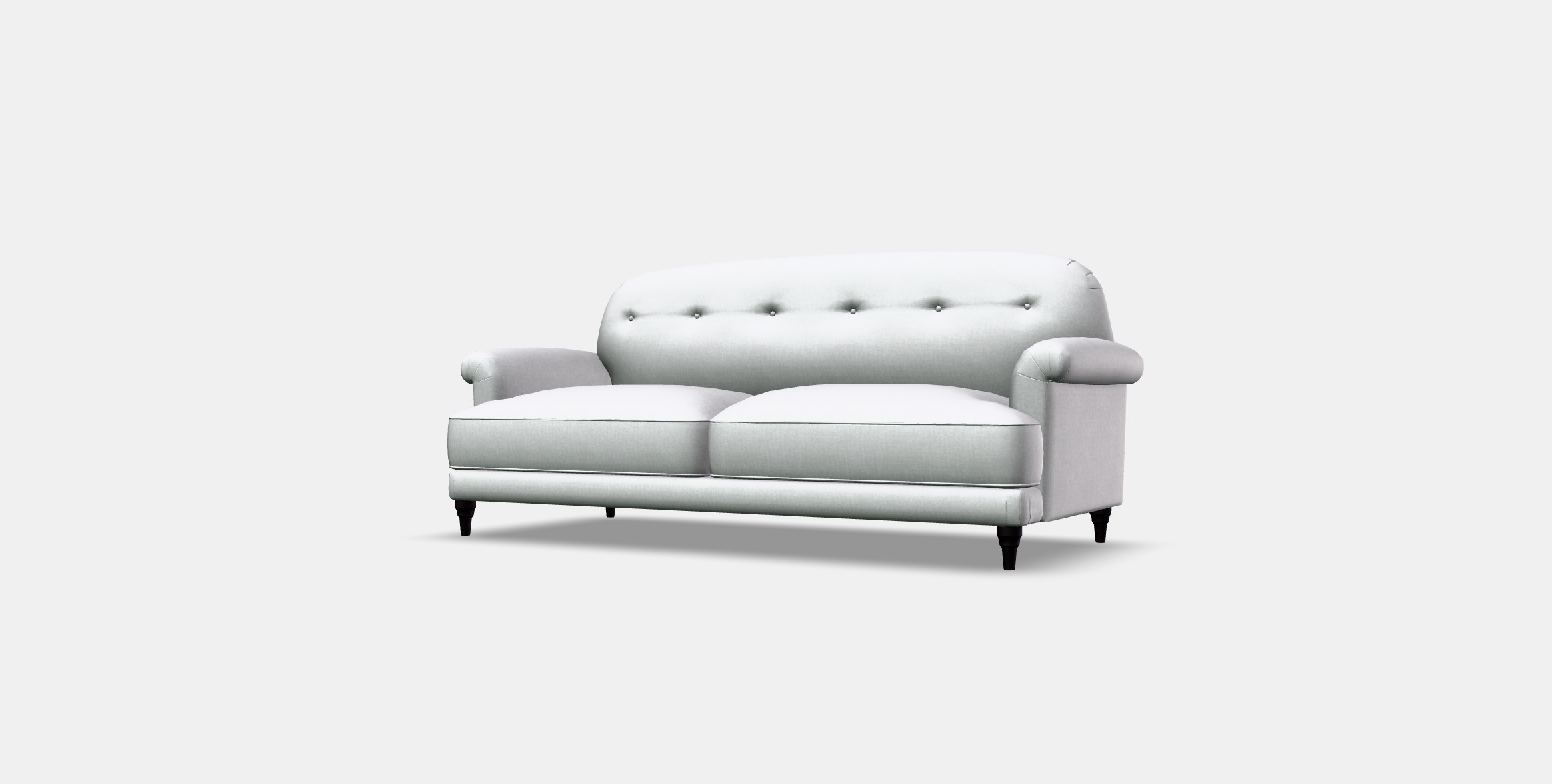 ESSEBODA 3-seat sofa 3 Low-poly 3D model_12