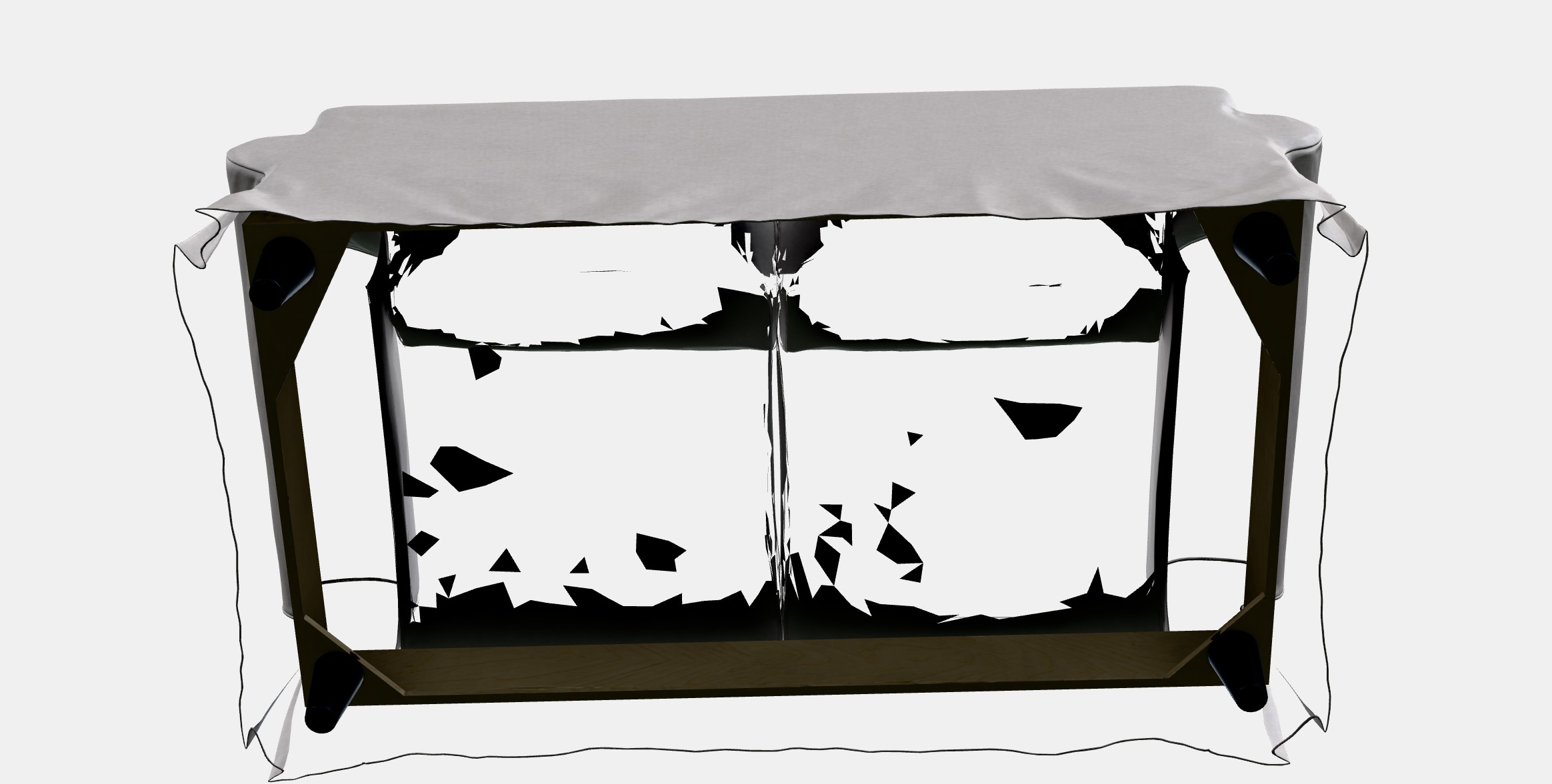 EKTORP 2-seat sofa Low-poly 3D model_9