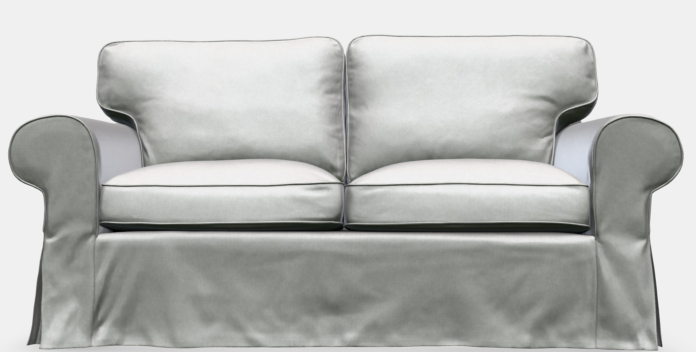 EKTORP 2-seat sofa Low-poly 3D model_11