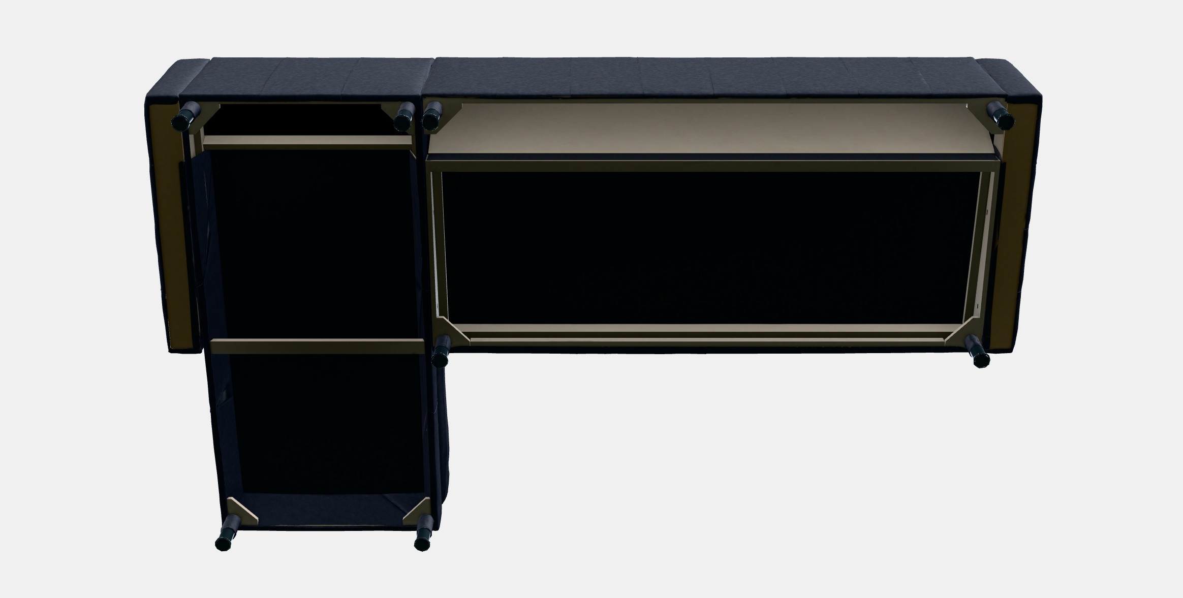 LANDSKRONA 4-seat sofa 5 Low-poly 3D model_7