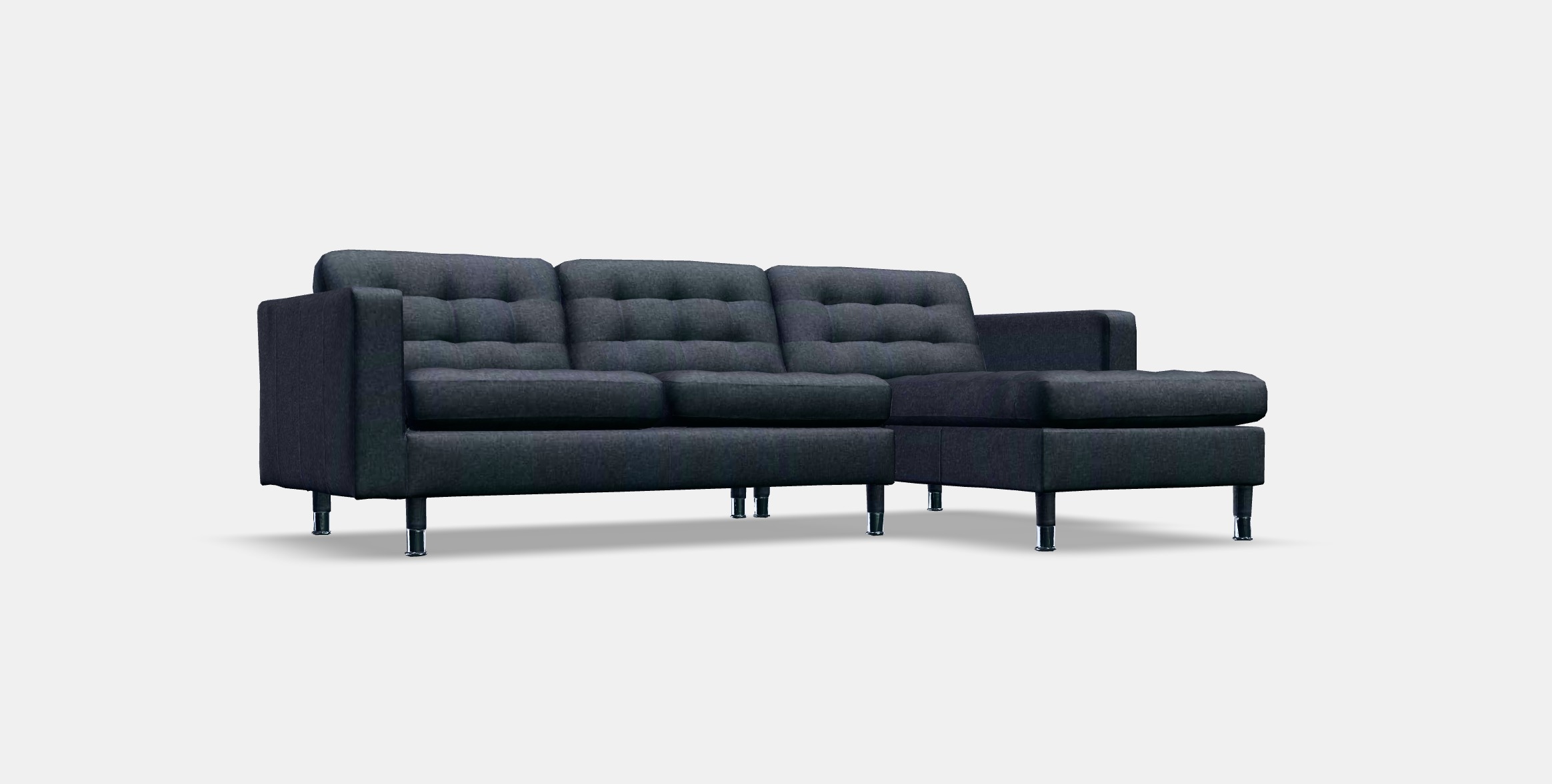 LANDSKRONA 3-seat sofa 10 Low-poly 3D model_7