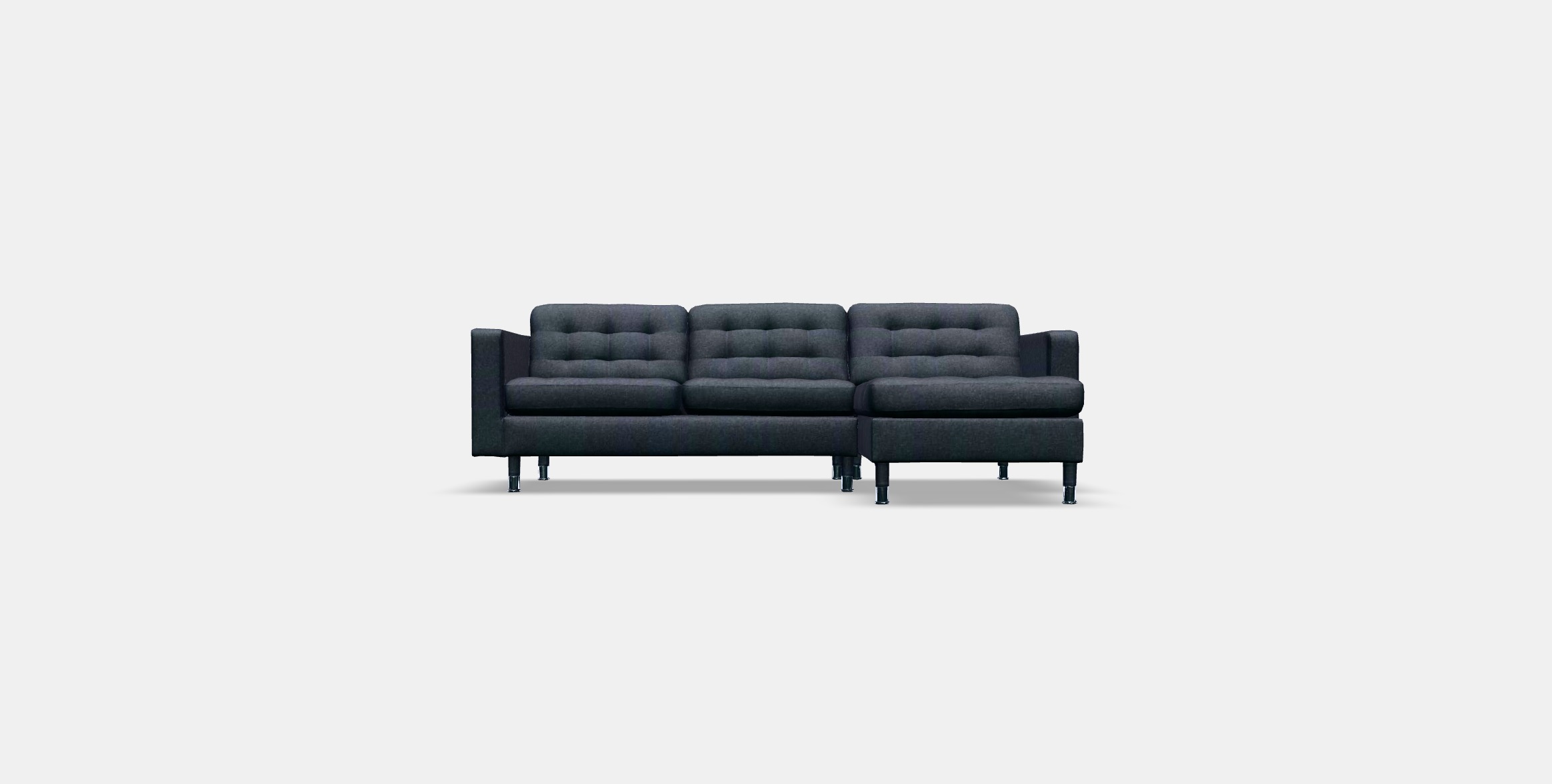 LANDSKRONA 3-seat sofa 10 Low-poly 3D model_9