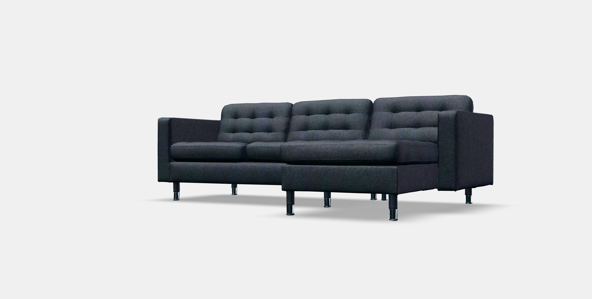LANDSKRONA 3-seat sofa 10 Low-poly 3D model_13
