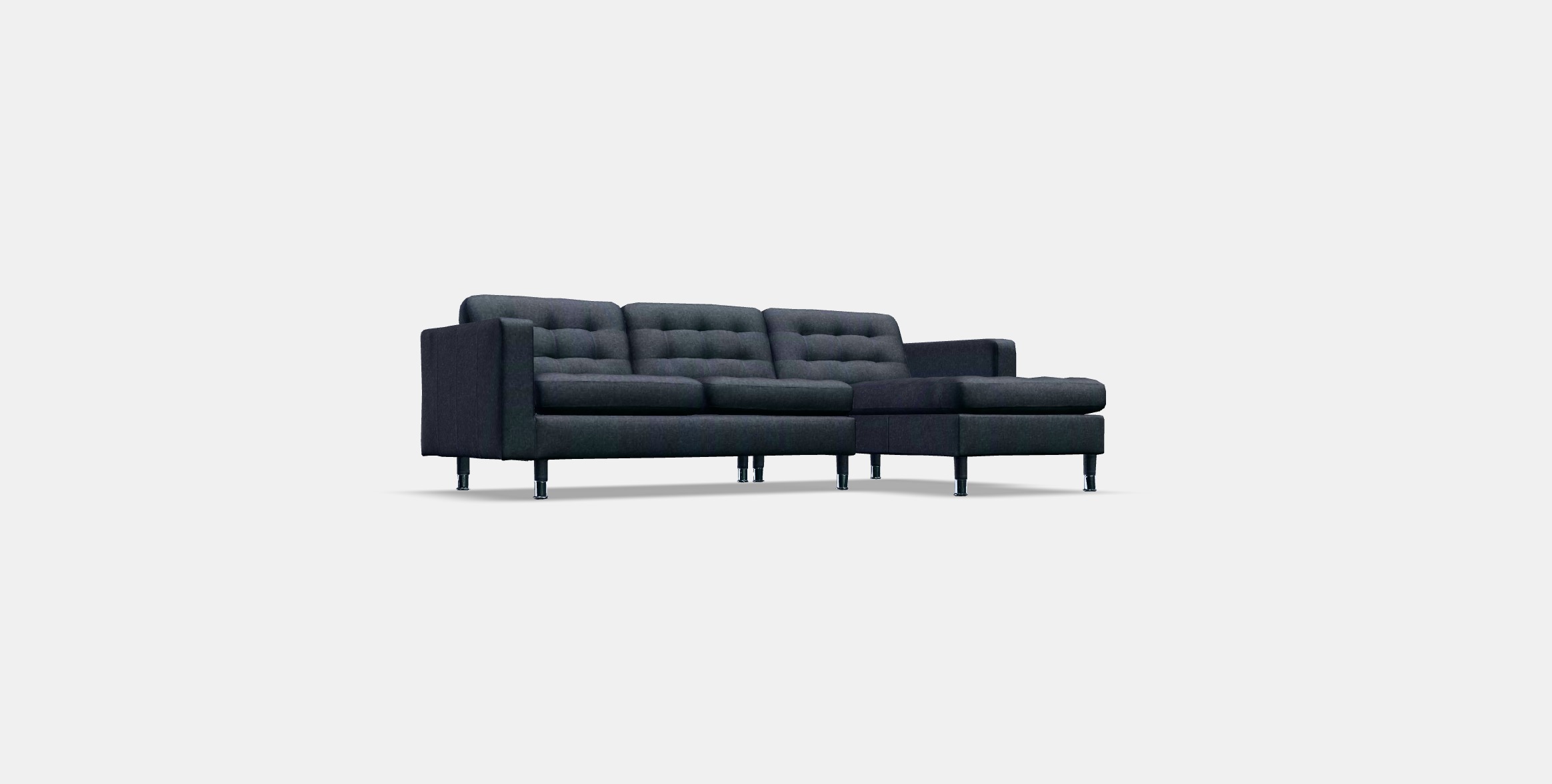 LANDSKRONA 3-seat sofa 10 Low-poly 3D model_2