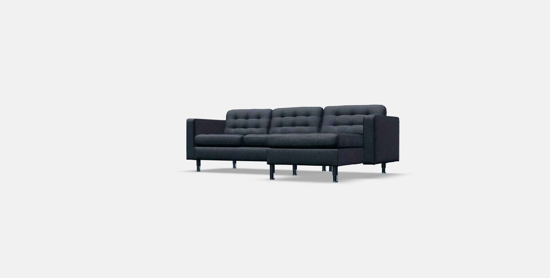LANDSKRONA 3-seat sofa 10 Low-poly 3D model_12
