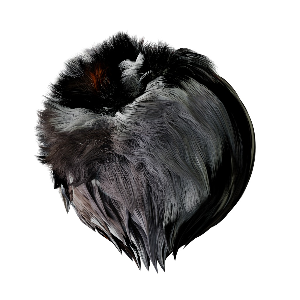 Ring Tailed Lemur Low-poly 3D model_34