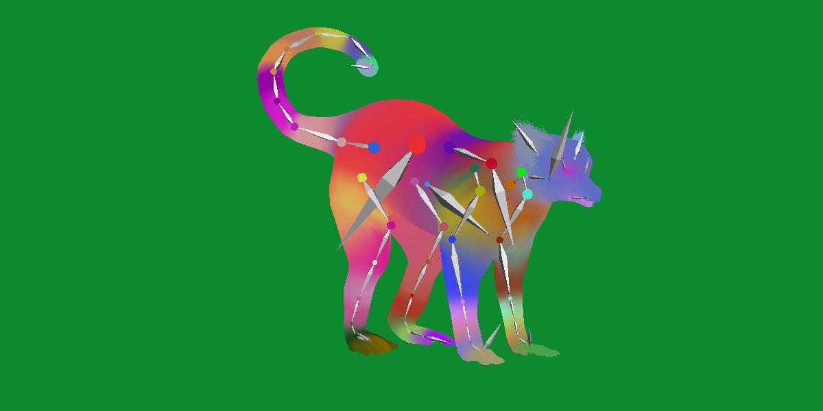 Ring Tailed Lemur Low-poly 3D model_29