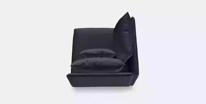 SODERHAMN Cover for corner section Low-poly 3D model