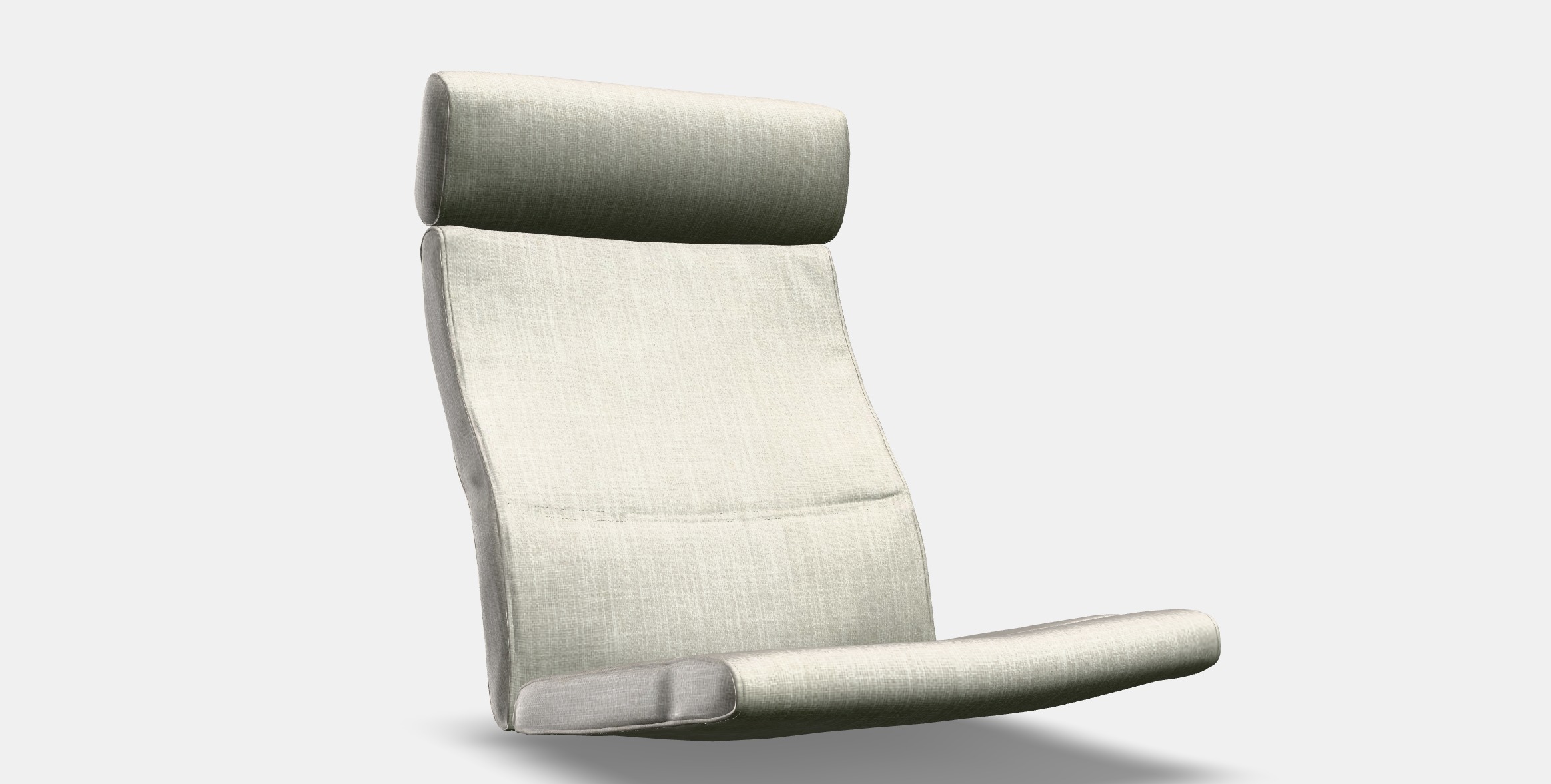 POANG Armchair cushion 4 Low-poly 3D model_8