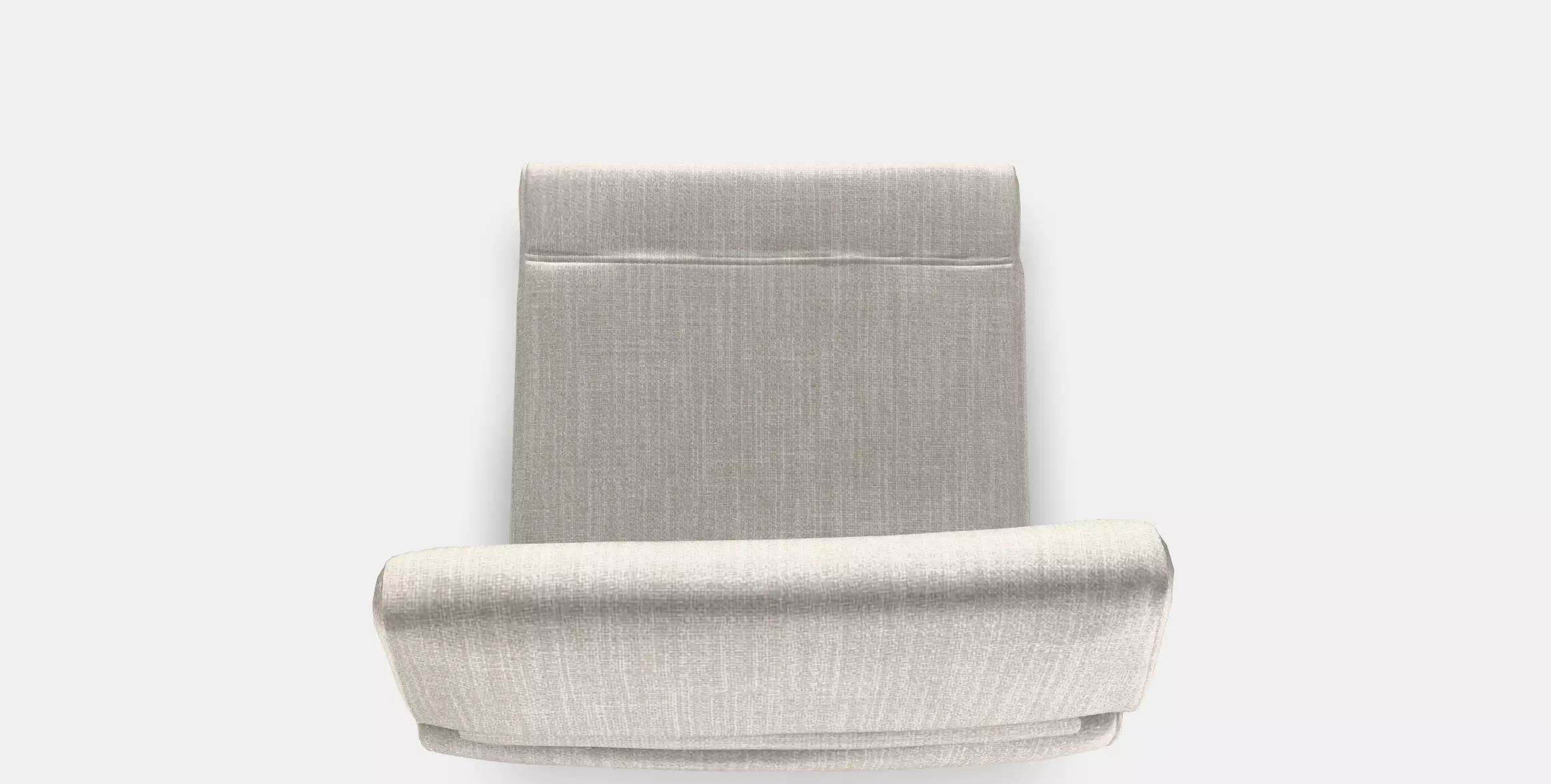 POANG Armchair cushion 4 Low-poly 3D model_0