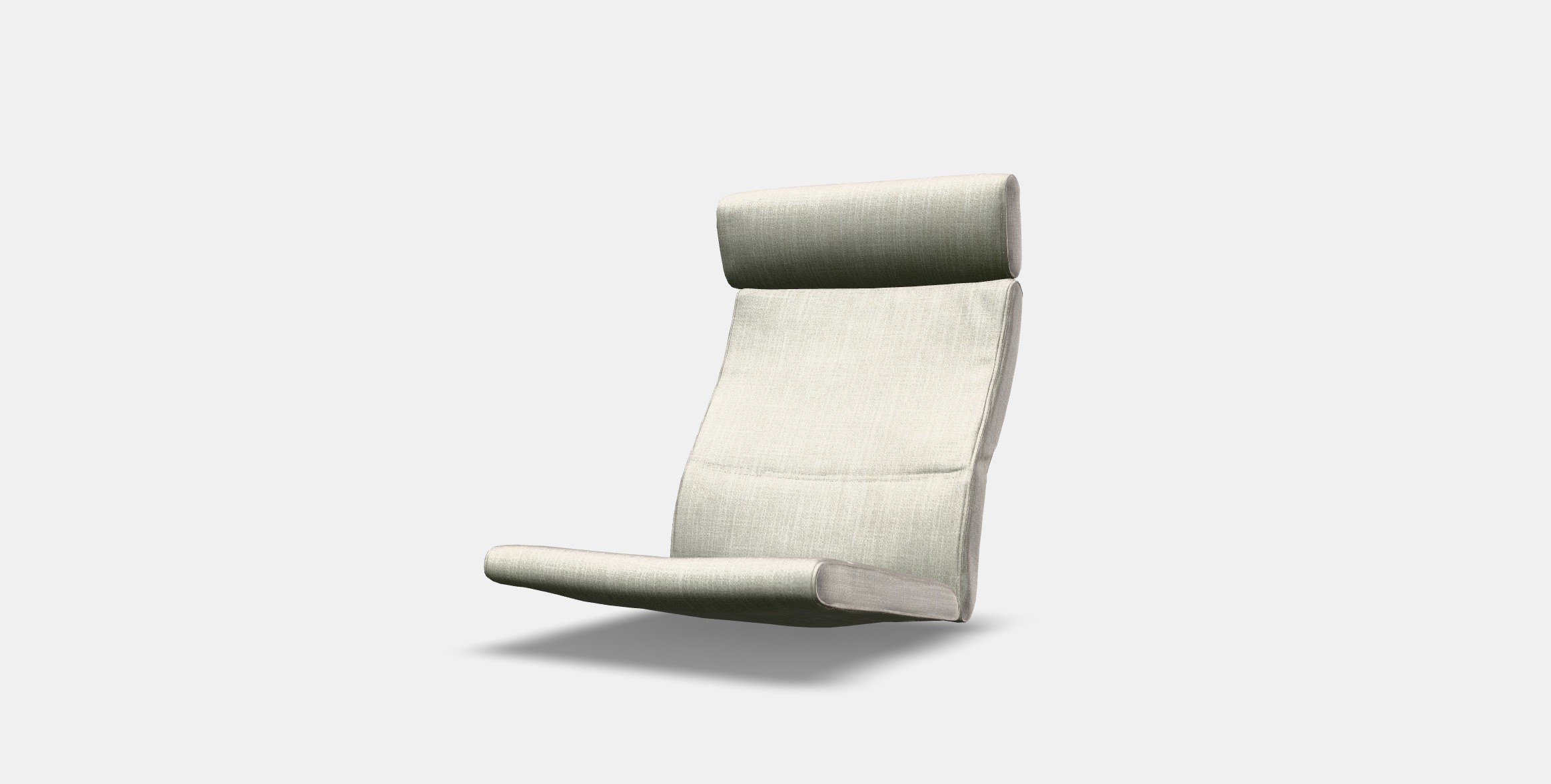 POANG Armchair cushion 4 Low-poly 3D model_11
