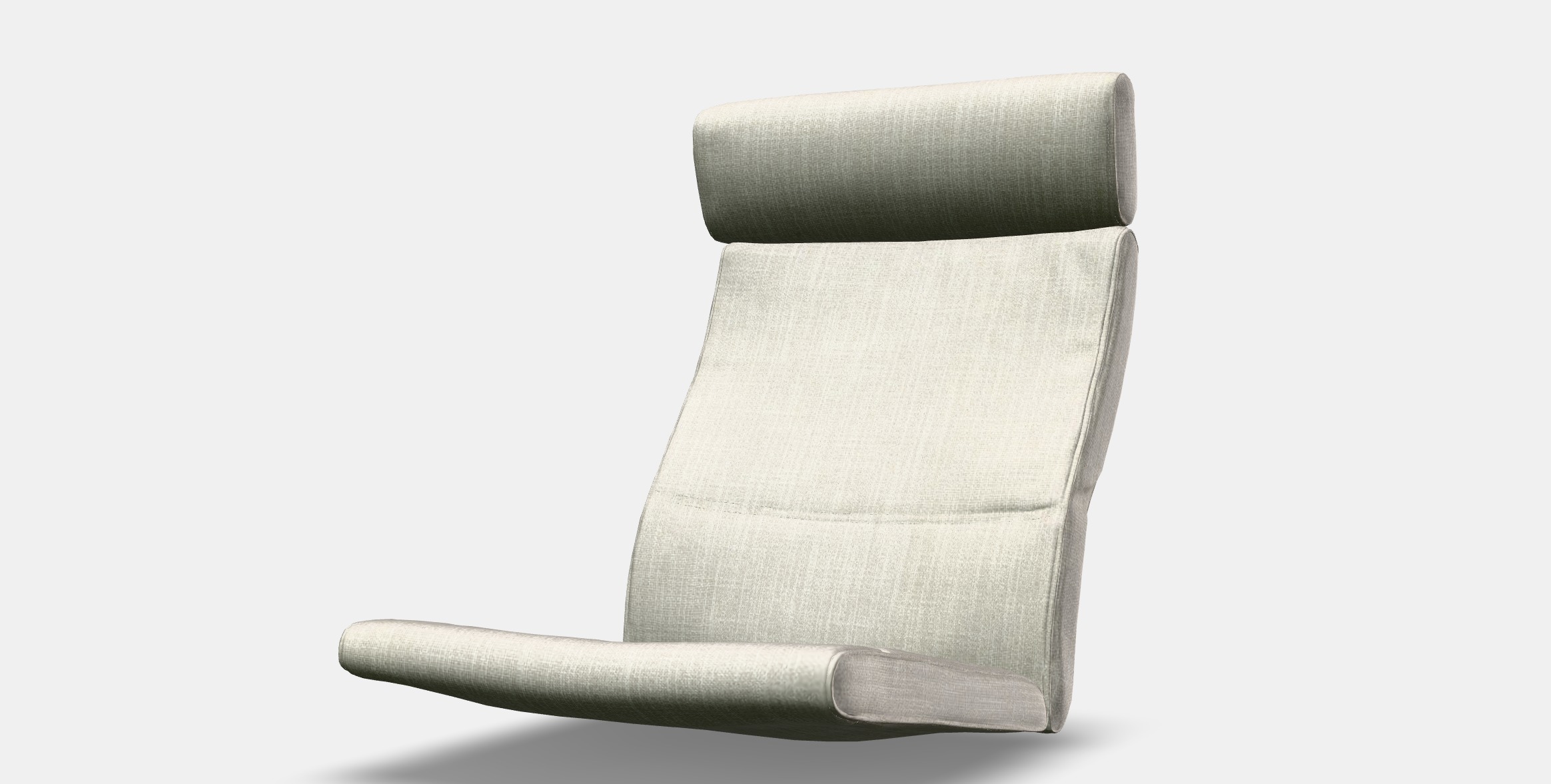 POANG Armchair cushion 4 Low-poly 3D model_12