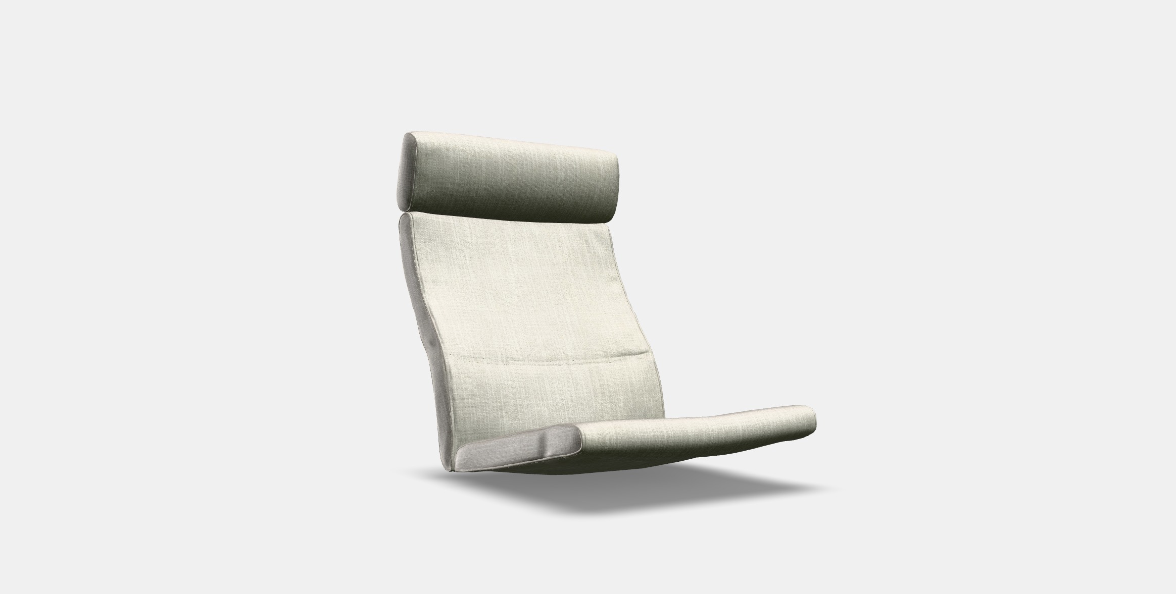 POANG Armchair cushion 4 Low-poly 3D model_4
