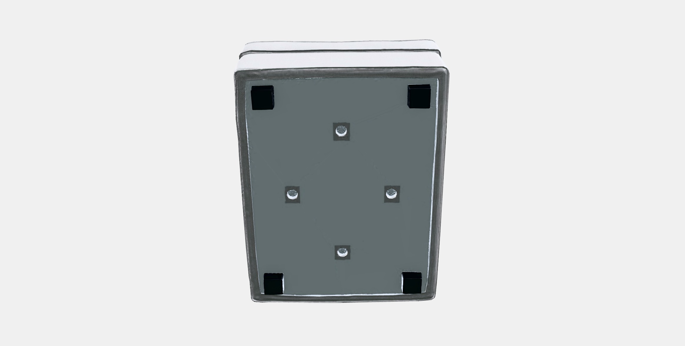 KIVIK Cover for footstool with storage 1 Low-poly 3D model_8