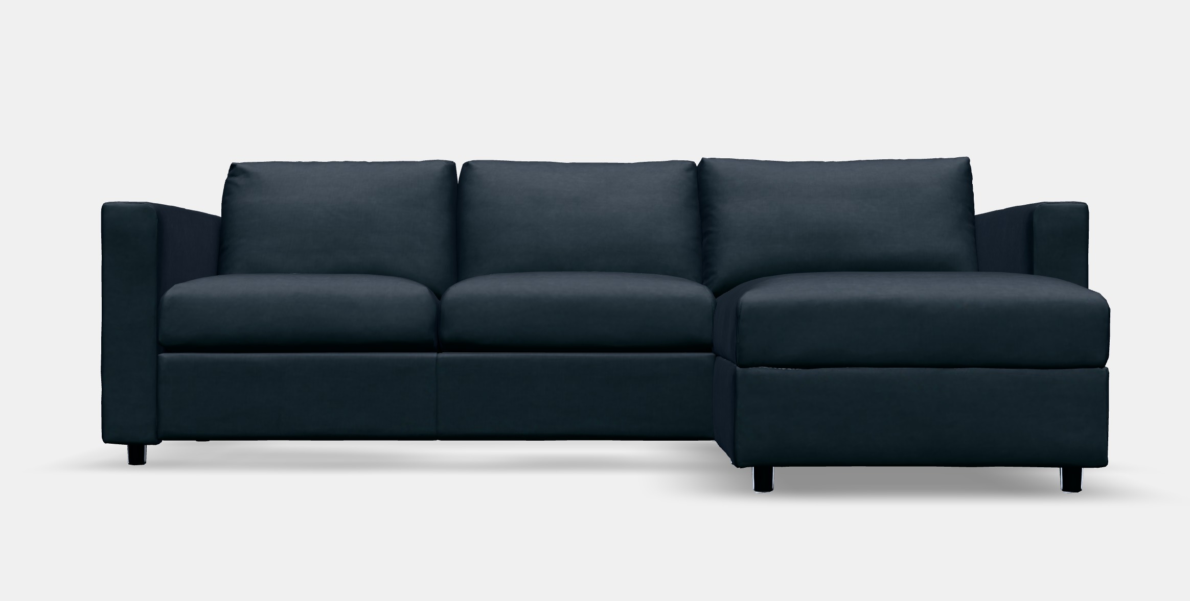 VIMLE Cover 3-seat sofa w chaise longue 1 Low-poly 3D model_11