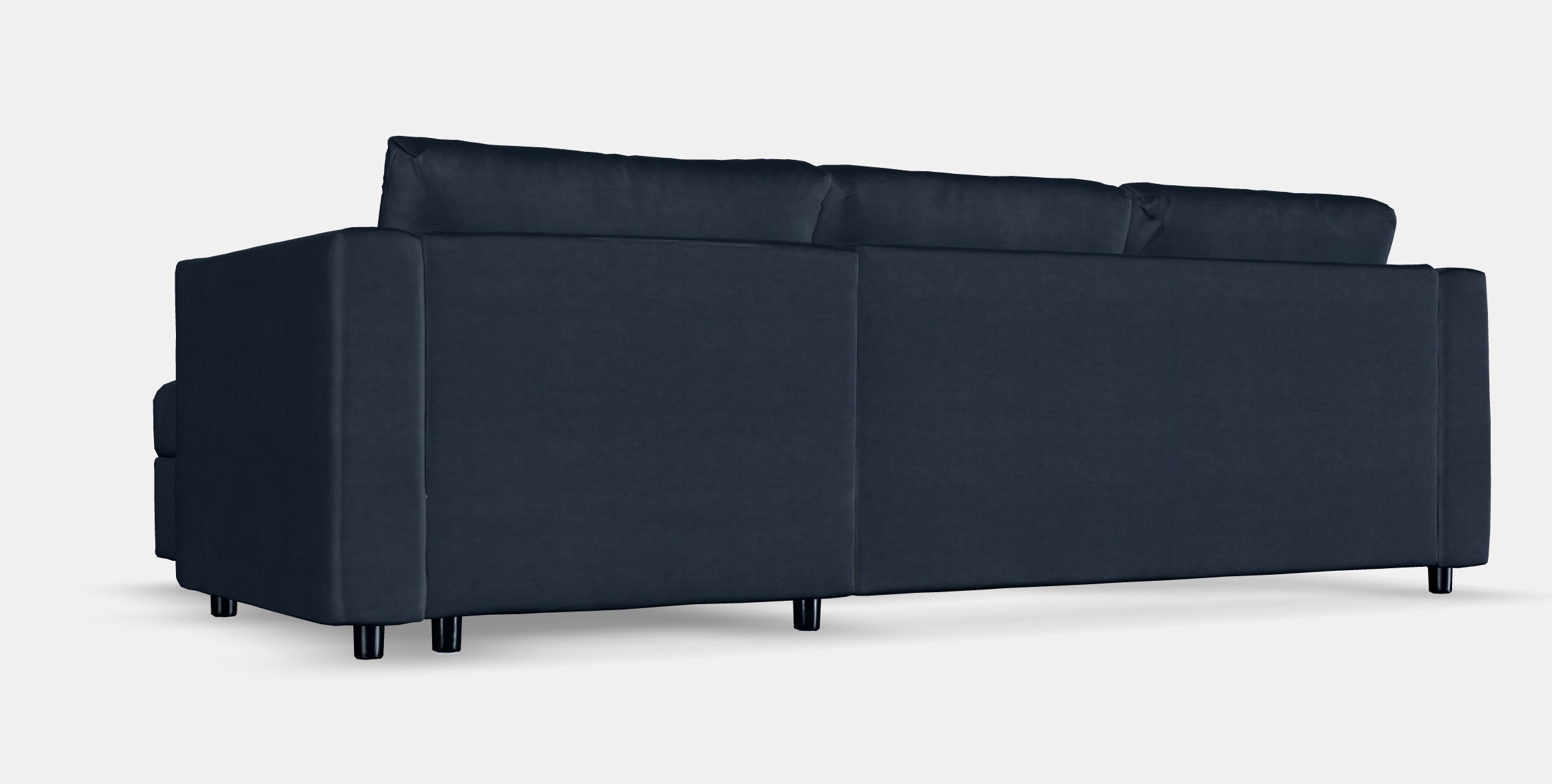 VIMLE Cover 3-seat sofa w chaise longue 1 Low-poly 3D model_2