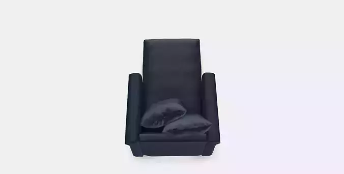 GRONLID Cover for chaise longue Low-poly 3D model