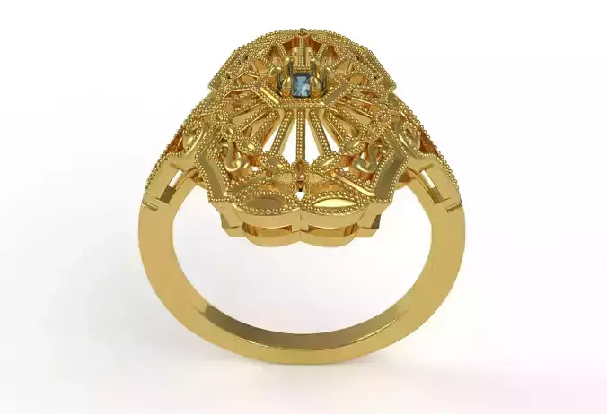 Antique Art Deco Engagement Ring