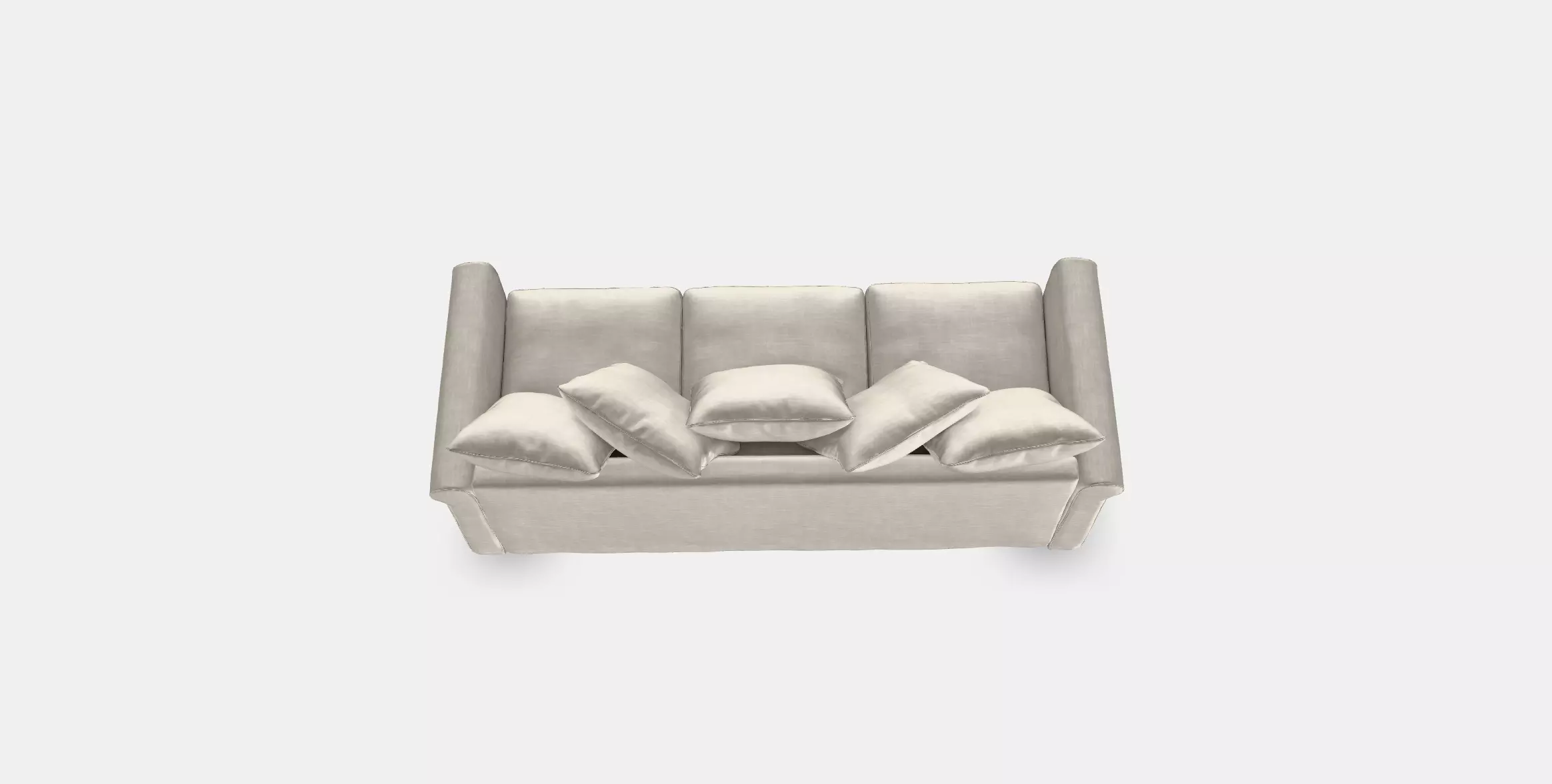 GRONLID Cover for 3-seat sofa Low-poly 3D model_0