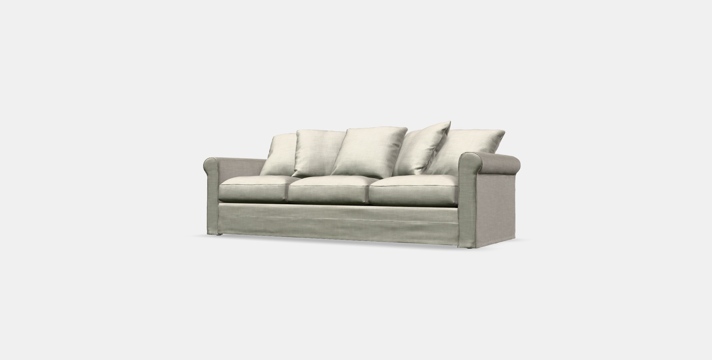 GRONLID Cover for 3-seat sofa Low-poly 3D model_10