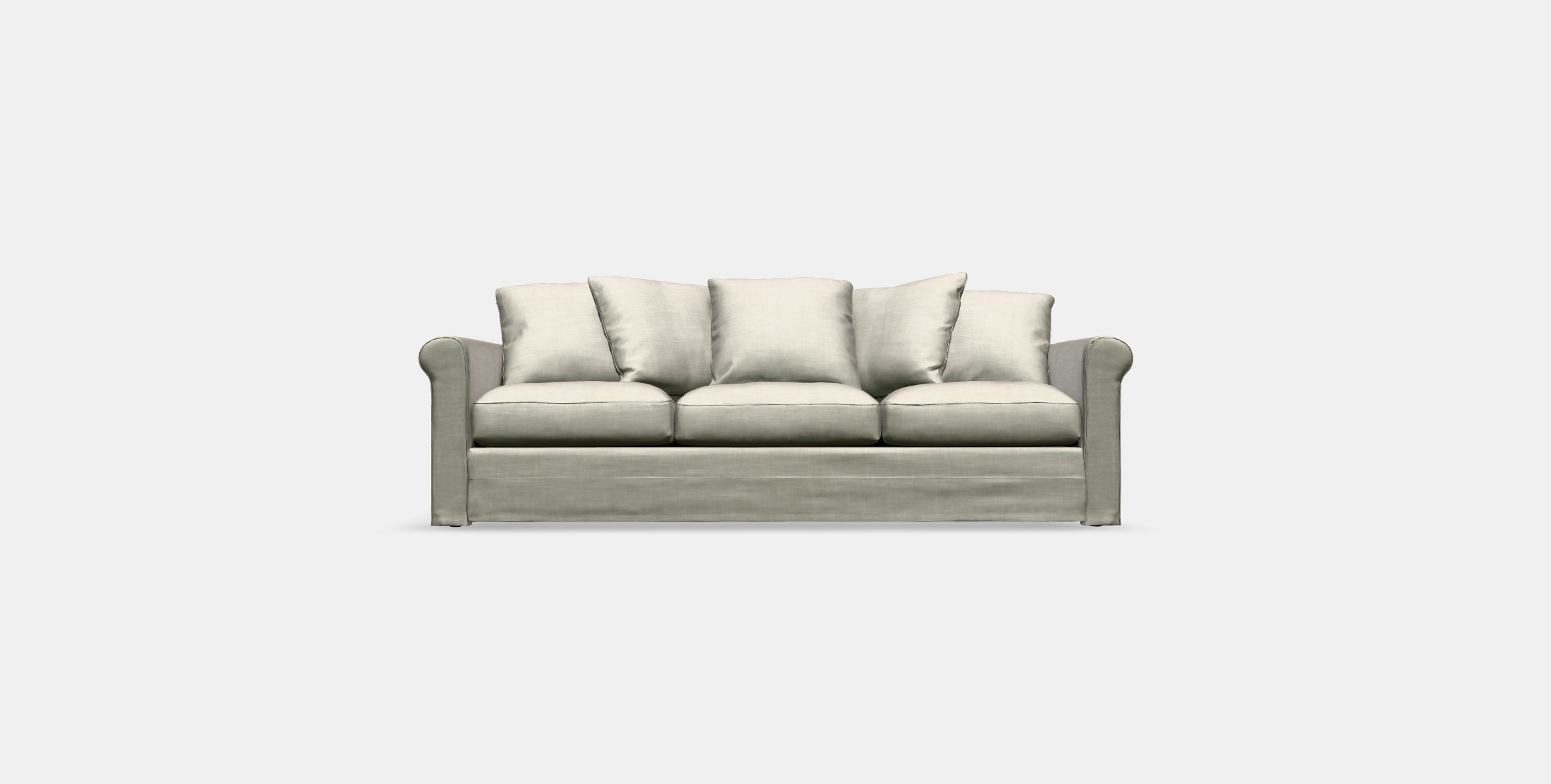 GRONLID Cover for 3-seat sofa Low-poly 3D model_9