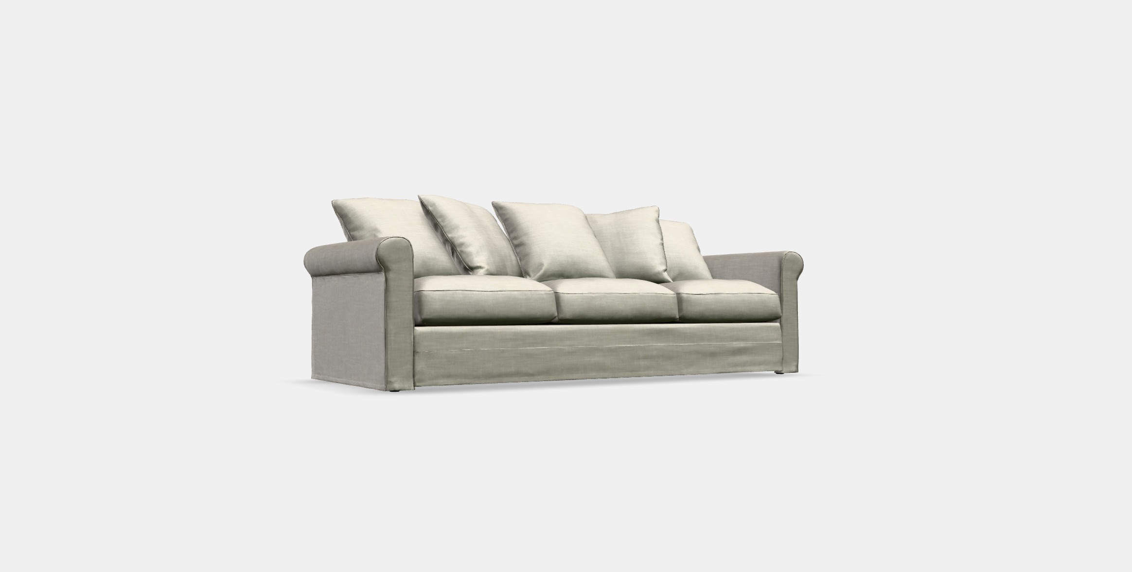 GRONLID Cover for 3-seat sofa Low-poly 3D model_2
