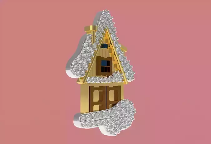 Sweet Home Diamond Pendant