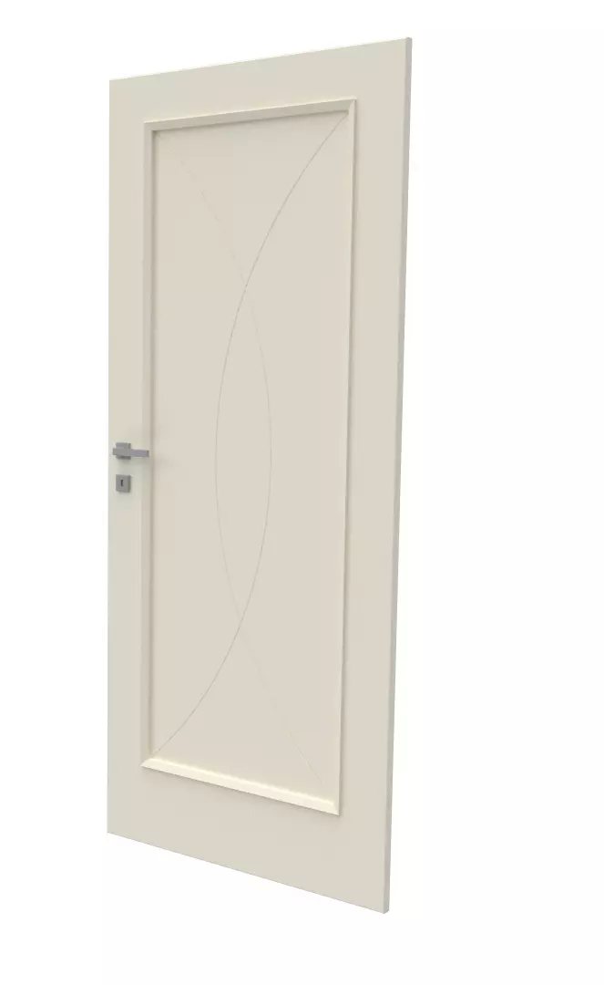 wooden Door  3D model_0