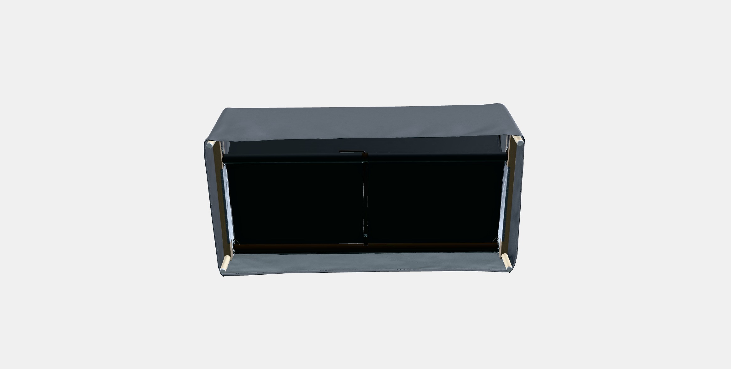 BACKSALEN Cover for 3-seat sofa 2 Low-poly 3D model_7