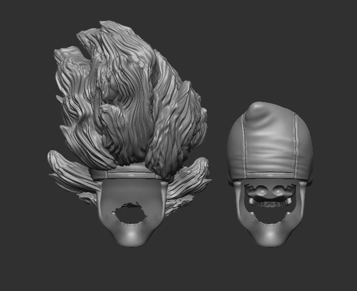 Deadpool Spirit of Vengeance Headsculpt for Action Figures 3D print model_4